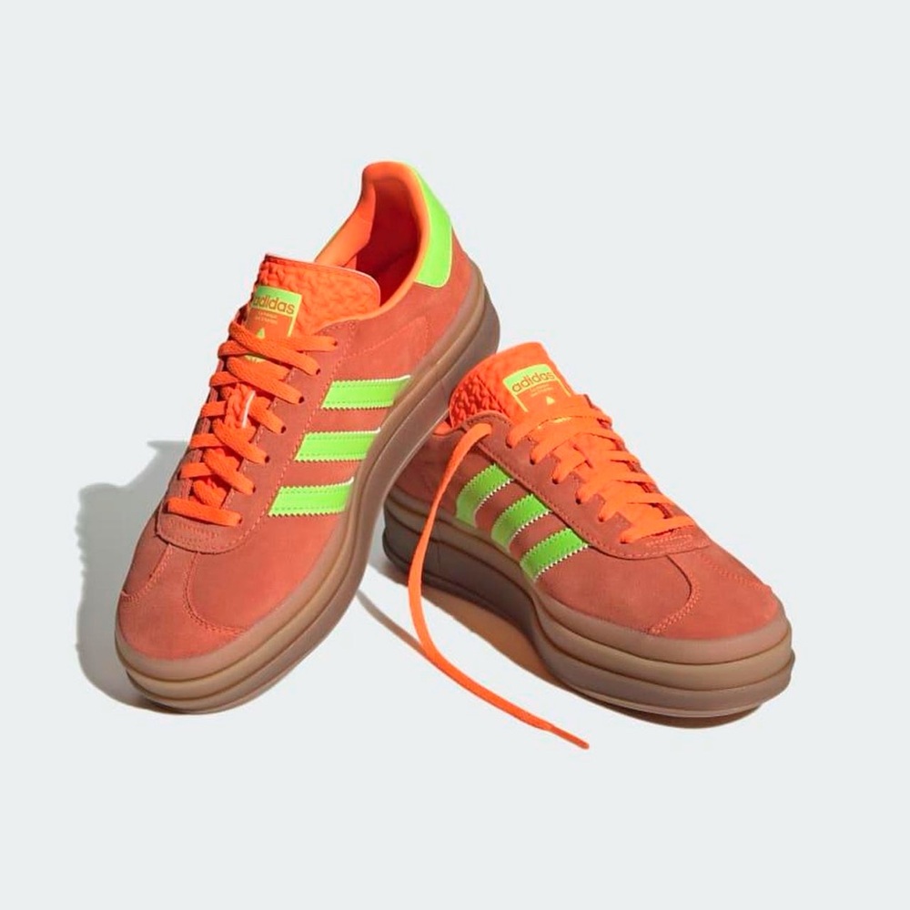 Gazelle Bold Adidas Sneaker in Solar Orange / Solar Green / Gum M2